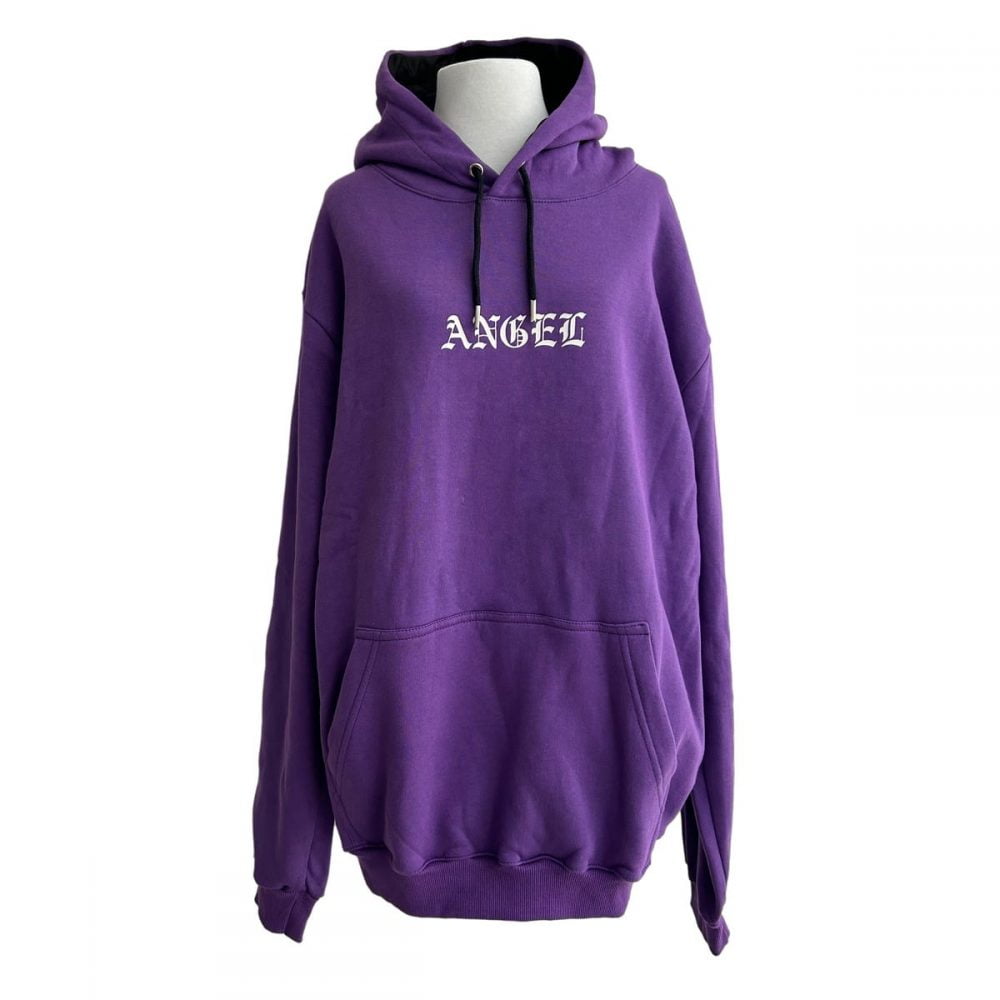 Hoodie Oversize Canguro Angel Violeta