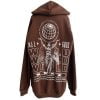 Hoodie Oversize Canguro World Chocolate