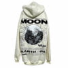 Hoodie Oversize Moon Crema