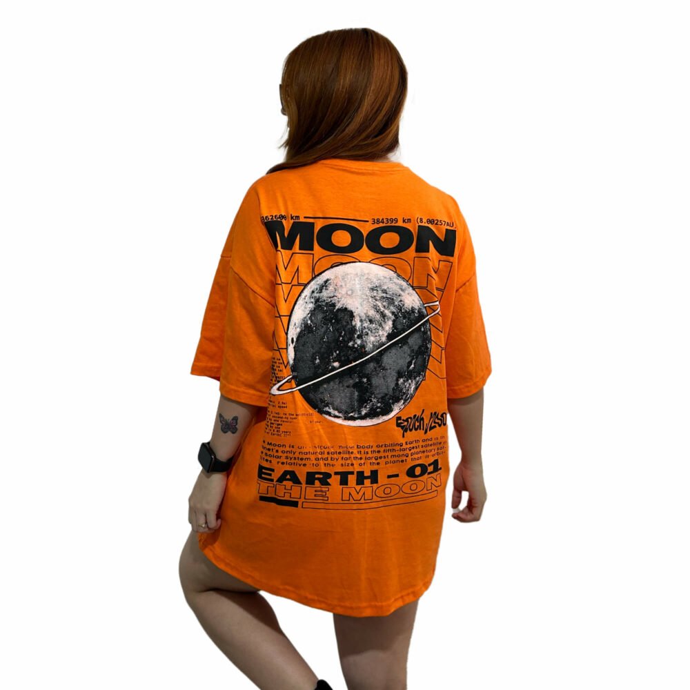 Remera Moon Naranja